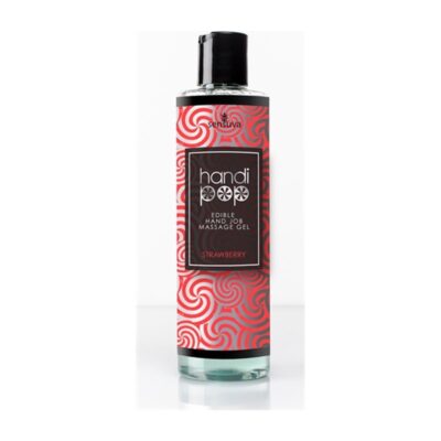 Handi Pop Handjob Massage Gel Strawberry by Sensuva 4.2 oz pump bottle