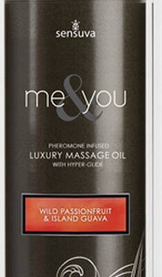 You Massage Oil Wild Passionfruit Me and You by Sensuva 4.2 fl oz bottle
