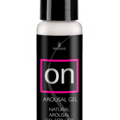 On Arousal Gel Original 1 fl oz pump bottle by Sensuva for clitoral stimulation