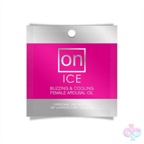 Sensuva Sex Toys - On Ice Buzzing & Cooling Female Arousal Oil - 0.01 Oz. Ampoule