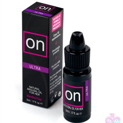 ON Natural Arousal Oil Ultra Small Box by Sensuva — clitoral stimulation dropper bottle 0.17 fl oz