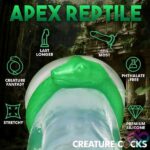 Serpentine Silicone Cock Ring - Green - Image 4