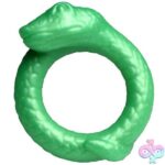 Serpentine Silicone Cock Ring - Green - Image 8
