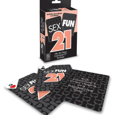 Sex Fun 21 Adult Card Game by Little Genie — 56 cards with risqué to x-rated challenges