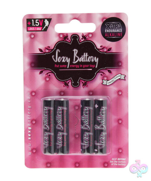 Sexy Batteries Sex Toys - Sexy Battery AAA - 4 Pack