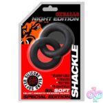 Shackle Double Link'd Cock/ball Rings - Black