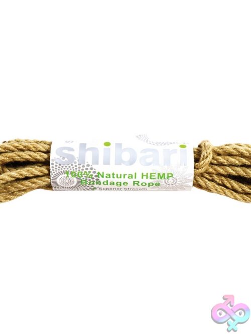 Shibari 100% Natural Hemp Bondage Rope 10 Meters – Brown - Image 2
