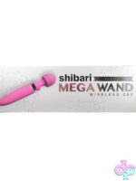 Shibari Deluxe Mega Wireless 28X pink rechargeable silicone massager with wireless remote by Shibari