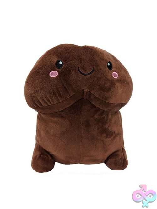 Soft Polyester Penis Stuffy Plushie Approximately 11.80 Inches Available In Black Brown And Pink