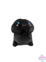 soft plush penis stuffed animal in black and brown available at Discreet Toys