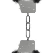 Shots Ouch! Sex Toys - Beginner's Furry Handcuffs - Black