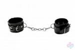 Shots Ouch! Sex Toys - Leather Cuffs for Hands and Ankles - Black