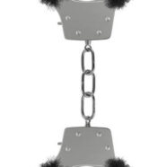 Shots Ouch! Sex Toys - Pleasure Furry Handcuffs - Black