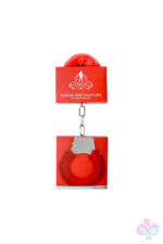 Shots Ouch! Sex Toys - Pleasure Handcuffs Furry - Red