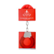 Shots Ouch! Sex Toys - Pleasure Handcuffs Furry - Red