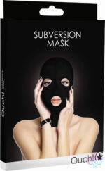 Shots Ouch! Sex Toys - Subversion Mask - Black