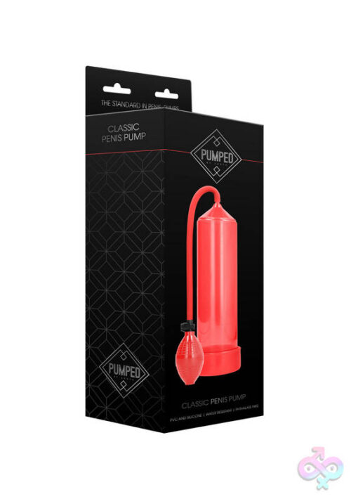 Shots Pumped Sex Toys - Classic Penis Pump - Red