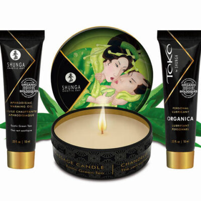 Geisha's Secrets Gift Set Organica Exotic by Shunga — romantic couples bath and body collection