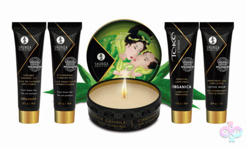 Shunga Sex Toys - Geisha's Secrets Gift Set - Organica - Exotic  Green Tea