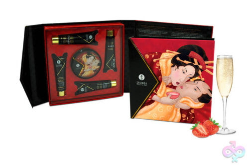 Shunga Sex Toys - Geisha's Secrets Gift Set - Sparkling Strawberry  Wine
