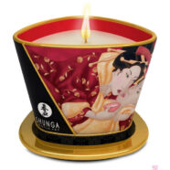 Shunga Sex Toys - Massage Candle - Romance - Sparkling Strawberry  Wine - 5.7 Oz.