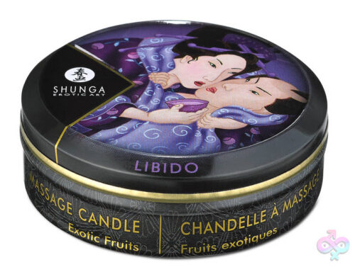 Shunga Sex Toys - Mini Massage Candle - Libido - Exotic Fruits - 1  Fl. Oz.