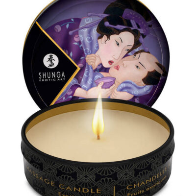 Mini Massage Candle Libido Exotic Fruits by Shunga — 1 fl oz couples massage candle