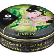 Shunga Sex Toys - Mini Massage Candle - Zenitude - Exotic Green Tea - 1 Fl. Oz.