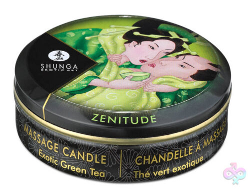 Shunga Sex Toys - Mini Massage Candle - Zenitude - Exotic Green Tea - 1 Fl. Oz.