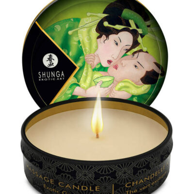 Candle Zenitude Exotic Green Tea Mini Massage Candle by Shunga – 1 fl oz travel size
