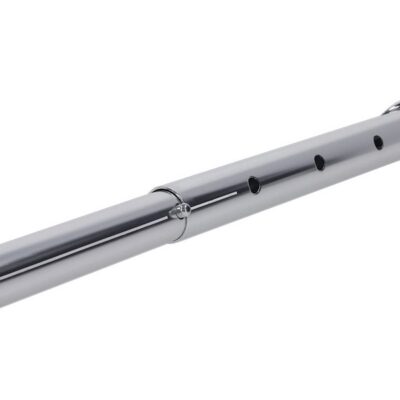 silver metal spreader bar Signature Adjustable Spreader Bar by Sportsheets