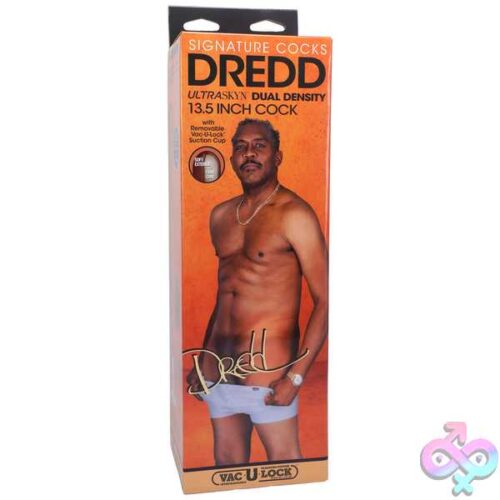 Signature Cocks - Dredd - 13.5 Inch Ultraskyn Cock With Removable Vac-U-Lock Suction Cup - Chocolate - Image 6