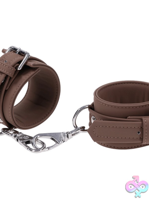 Discreet-Toys-Signature-Dawn-Dream-Handcuffs-Nu-Ss681-03 Soft Silicone Handcuffs Signature Dawn Dream Handcuffs By Sportsheets In Beige