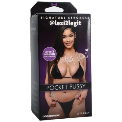 Signature Strokers Girls of Social Media Lexi2legit Ultraskyn pocket pussy by Doc Johnson tan realistic stroker