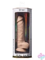 Silex-D Real Skin Model 1 9-inch realistic beige liquid silicone dildo by Silex-D