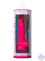 Silex-D Original Model 1 7-inch dual density silicone dildo with suction cup base in three skin-tone color options