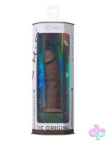 Silex-D Original Model 2 6-inch phthalate-free soft silicone dildo in three skin-tone shades
