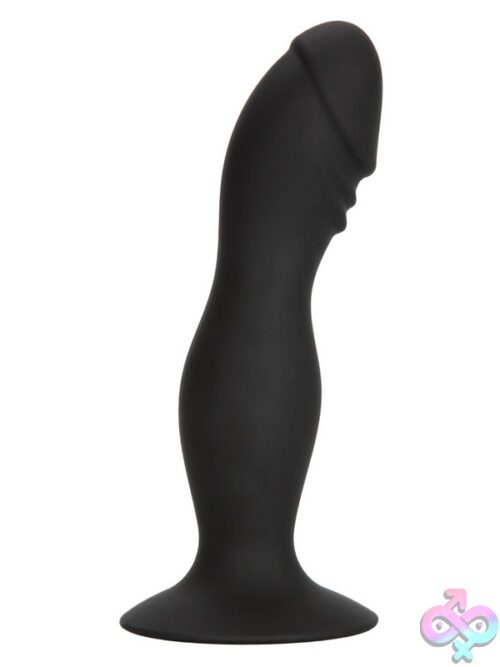 Silicone Anal Stud Butt Plug – Black - Image 2