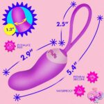 Silicone Mini Vibe With Remote - Purple - Image 3