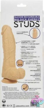 Silicone Rechargeable Big Dick Energy Studs - Image 2