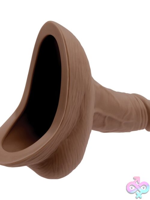 Silicone Stand To Pee Packer – Dark Skin Tone - Image 2
