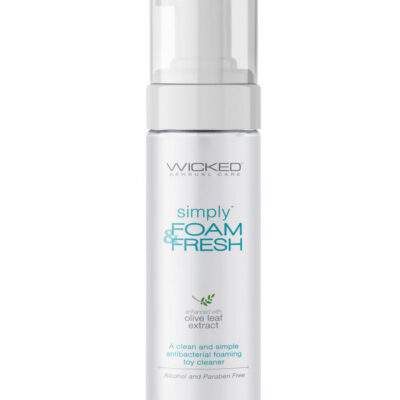 Simply Foam and Fresh foaming toy cleaner spray by Wicked Sensual Care, 7 fl. oz.