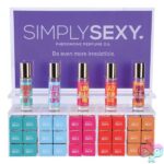 Simply Sexy Acrylic Cube Display With Tester 36 Pcs