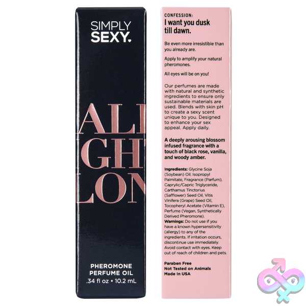 Discreet-Toys-Simply-Sexy-All-Night-Long-Pheromone-Perfume-Oil-Roll-On-34Oz-10-2Ml-Ssy4103-10 Simply Sexy All Night Long - Pheromone Perfume Oil Roll On - .34Oz | 10.2Ml - Image 1