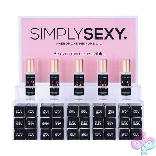 Discreet-Toys-Simply-Sexy-Pheromone-Perfume-Oil-Acrylic-Display-With-Testers-36Pcs-Ssy4100-99 Simply Sexy Pheromone Perfume Oil Acrylic Display With Testers 36Pcs - Image 1