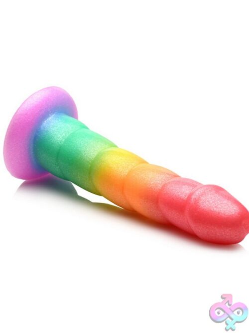 Simply Sweet 6.5&Quot; Swirl Rainbow Dildo - Image 3