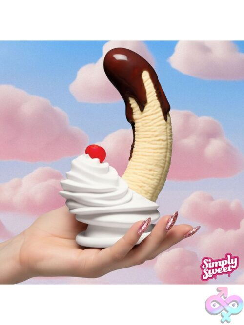 Chocolate Dipped Banana Split Premium Silicone Dildo - Image 5