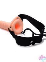 Size Matters Erection Assist Hollow Strap-On – Beige - Image 3