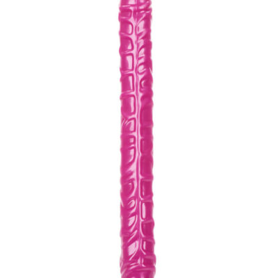 Size Queen 17 Inch Double-Ended Dong in Blue by CalExotics