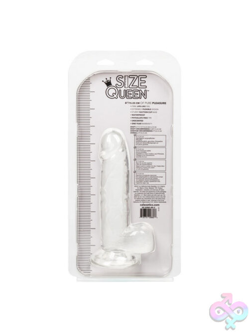 Clear Size Queen 6 Inch Toy - Image 9